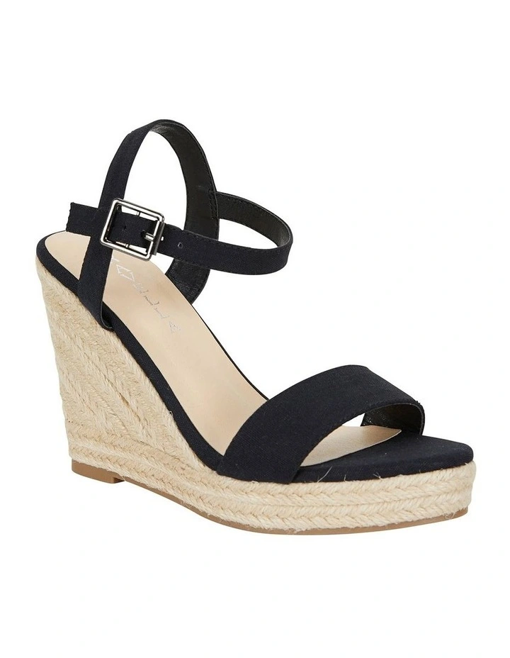 New π Ravella Amato Black Canvas Sandals β€οΈ - Image 2