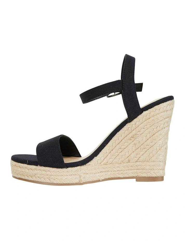 New π Ravella Amato Black Canvas Sandals β€οΈ - Image 3