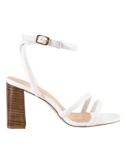 Brand new 🌟 Verali Crucial Heels In White Smooth ⌛