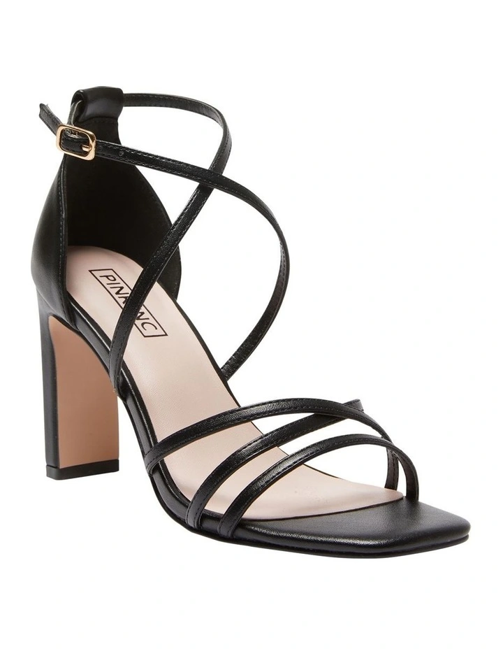 Promo ✔️ Pink Inc Lattice ✔️ Sandals In Black Smooth ⌛ - Image 2