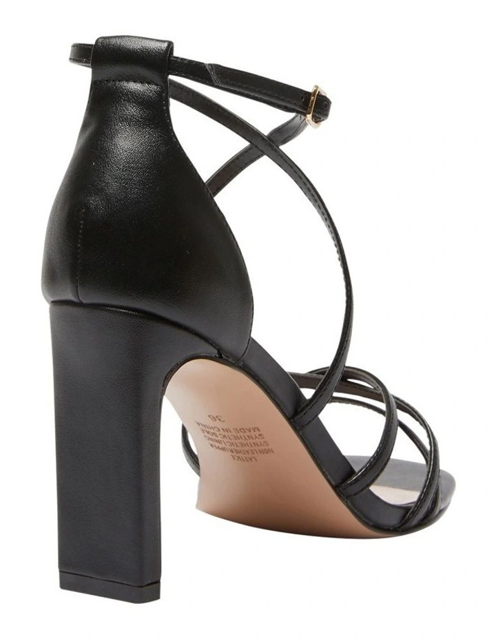 Promo ✔️ Pink Inc Lattice ✔️ Sandals In Black Smooth ⌛ - Image 4