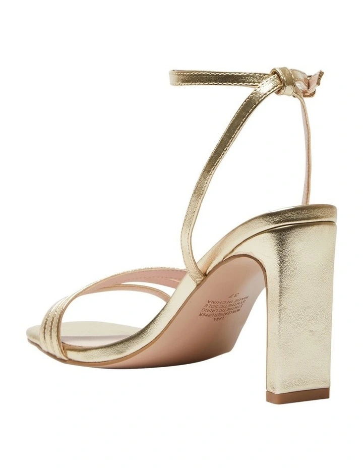 Promo βοΈ Pink Inc Lara π Sandals In Soft Gold Metallic π₯ - Image 6