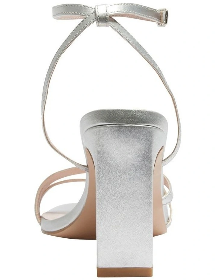 Best deal π― Pink Inc Lara Sandals In Silver Metallic π - Image 5