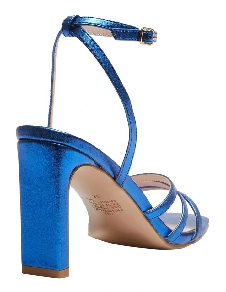 Deals β Pink Inc Lara Sandals In Blue Metallic π - Image 4