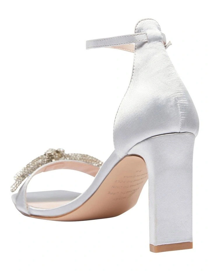 Best Sale π₯ Pink Inc Honey π Sandals In Silver Satin β - Image 6