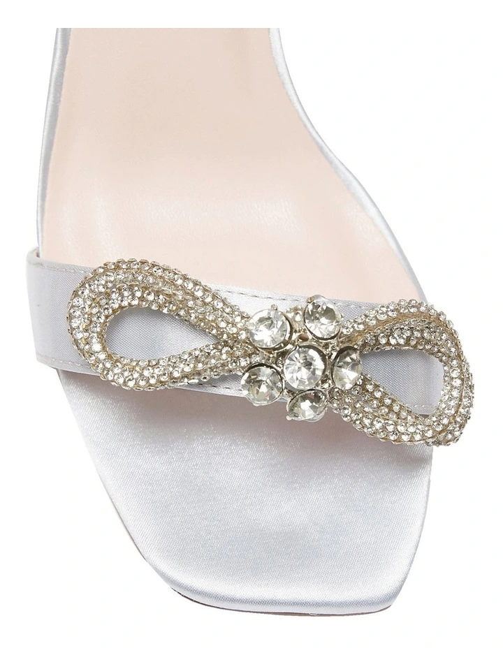 Best Sale π₯ Pink Inc Honey π Sandals In Silver Satin β - Image 7