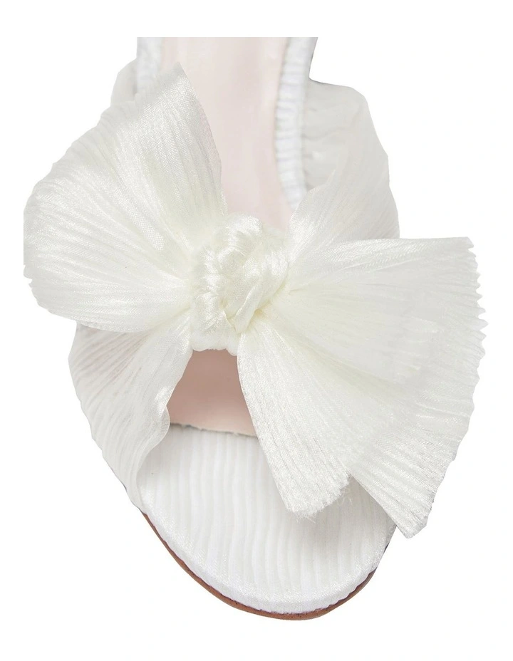 Outlet π Pink Inc Surge Ivory Fabric Sandals π― - Image 7