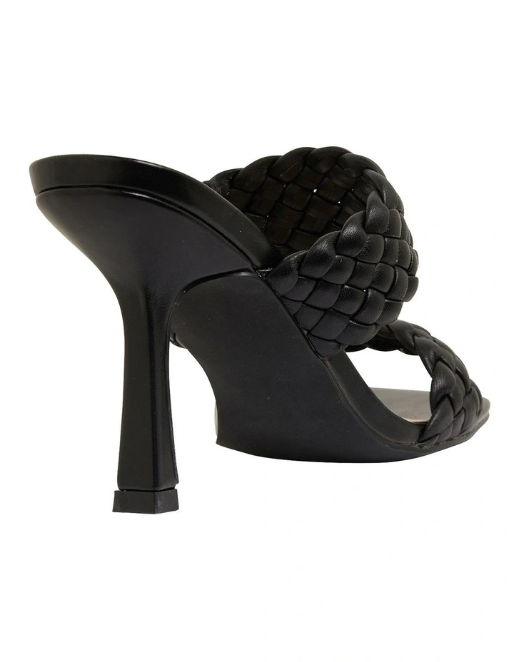 Best Sale π Pink Inc Jacinta Black Weave Glove Sandals β€οΈ - Image 4