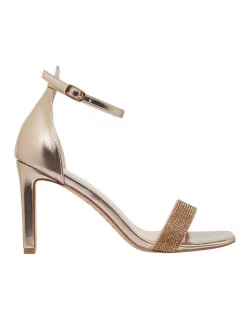 Cheapest ⌛ Pink Inc Hope Gold Metallic 👏 Sandals 🛒