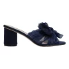 Cheap 😉 Pink Inc Surge Navy Fabric Sandals ⭐