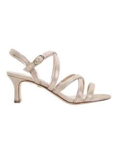 Coupon ✨ NINA Genaya Taupe Reflective Suede 🔔 Sandal 💯