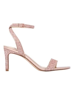 Wholesale 👏 Nine West Handle Glitter Sandal In Rose ⌛