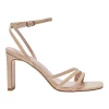 Coupon 😉 Pink Inc Lara Sandals In Nude Smooth 💯
