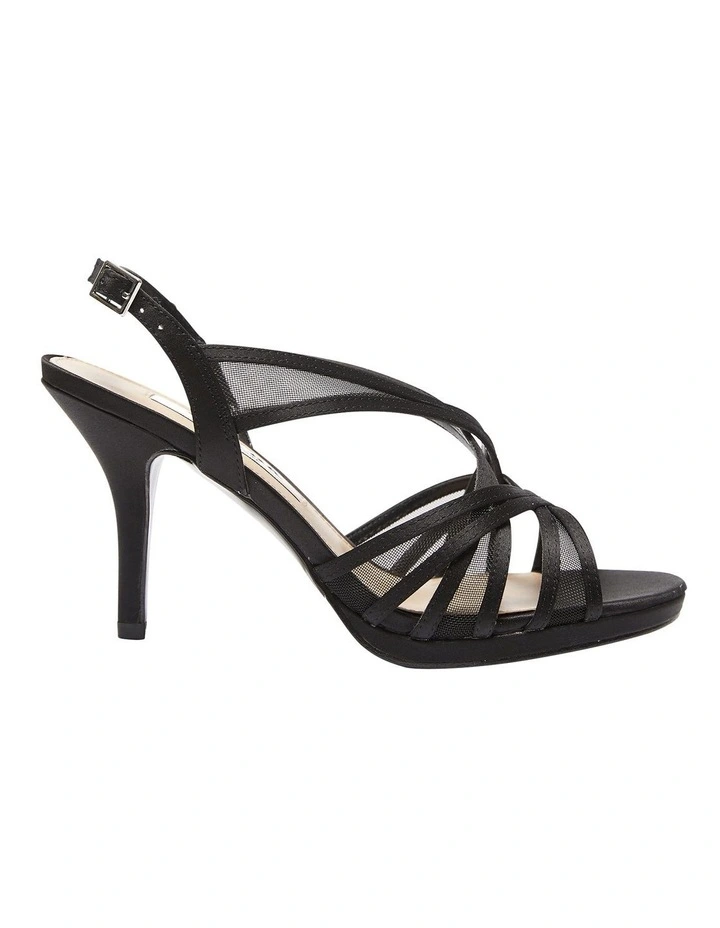 Promo β¨ NINA Bess π Sandals In Black Satin π
