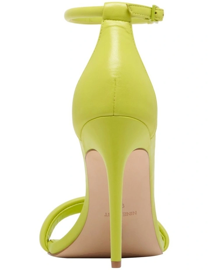 Cheapest β€οΈ Nine West Teeya Heeled π₯° Sandal In Lime Green β - Image 4