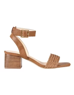 Discount π Verali Elly Low Block Ankle Mules β Shoes In Tan Weave βοΈ