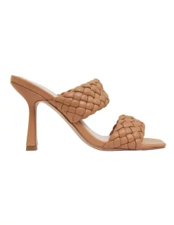 Deals 😉 Pink Inc Jacinta Dark Camel Weave Glove 🌟 Sandals ❤️