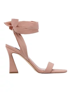Deals ✨ Nine West Kelsie Tie-Up ⭐ Sandals In Light Pink 🥰