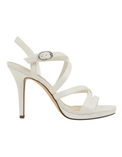 Promo ⭐ NINA Reatha Ivory Satin Sandals ❤️