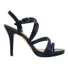 Hot Sale 🎁 NINA Reatha New Navy Satin Sandals 😀