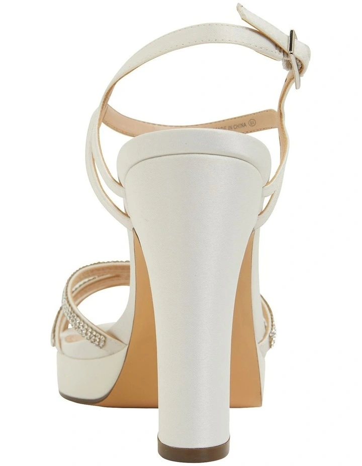 New π NINA Saralyn Ivory Satin Sandals π - Image 5