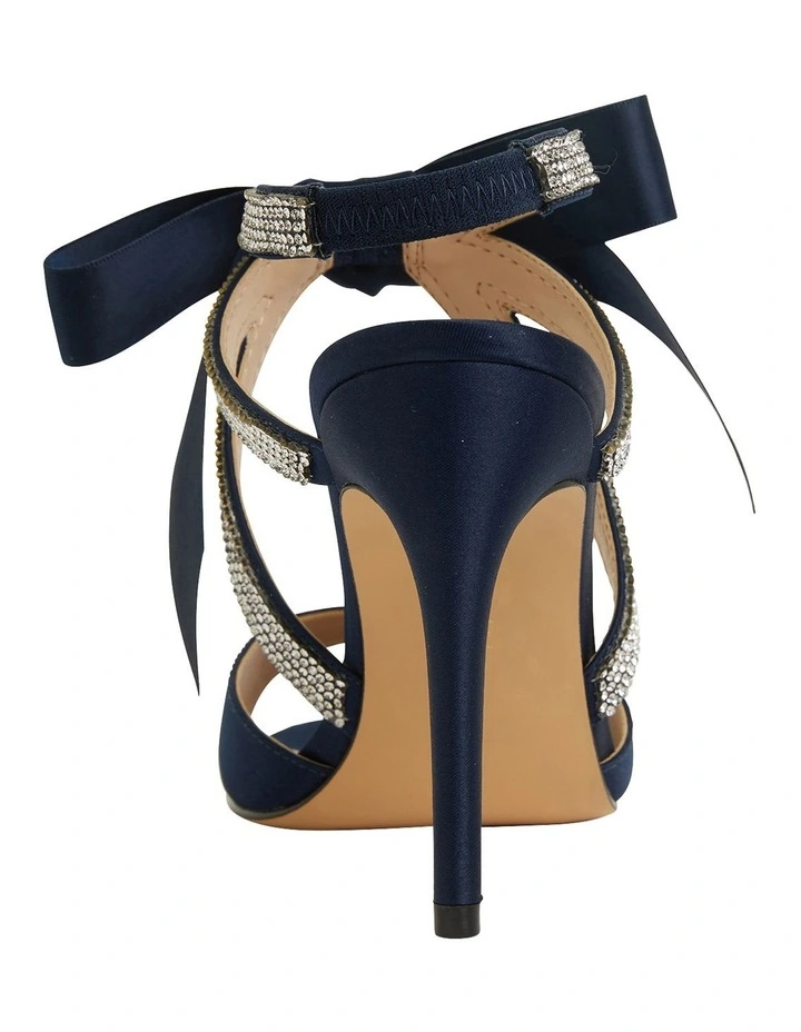 Discount β¨ NINA Claudia New Navy Satin β¨ Sandals π₯ - Image 5