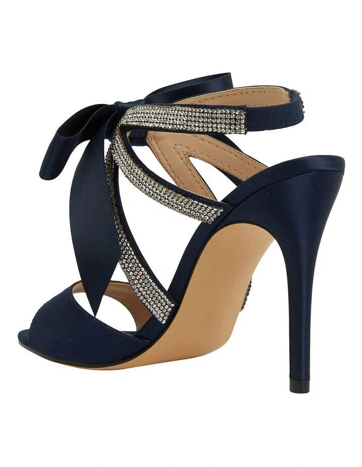 Discount β¨ NINA Claudia New Navy Satin β¨ Sandals π₯ - Image 7