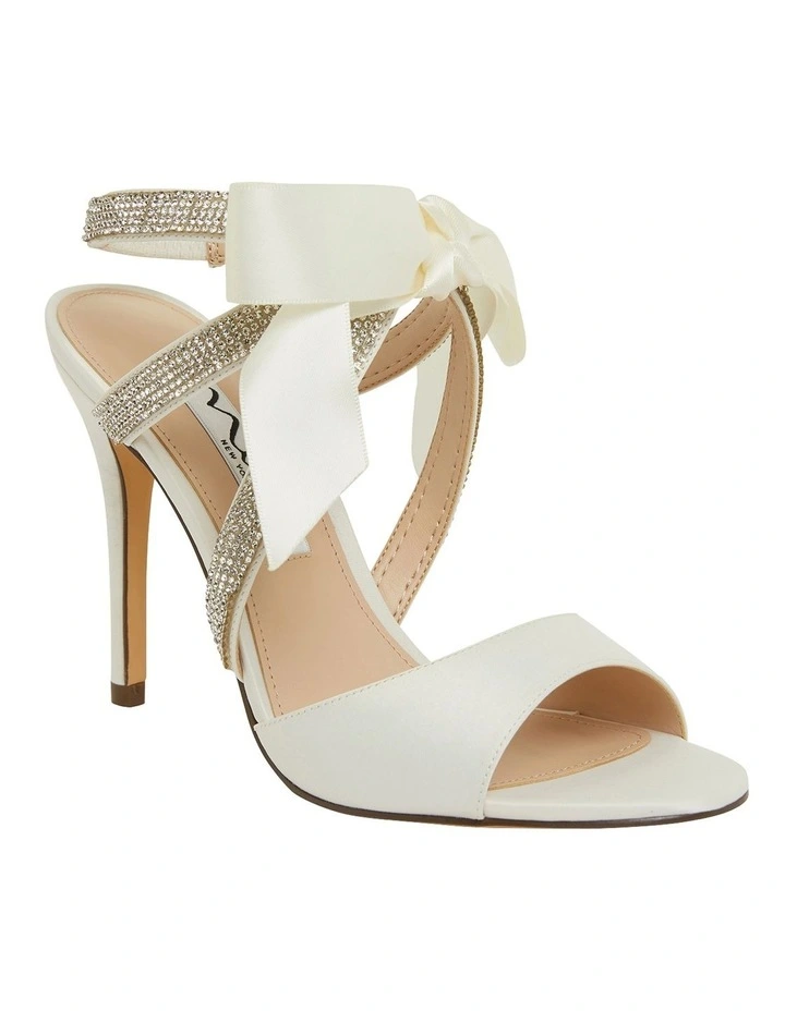 Best deal β NINA Claudia Ivory Satin Sandals π - Image 2