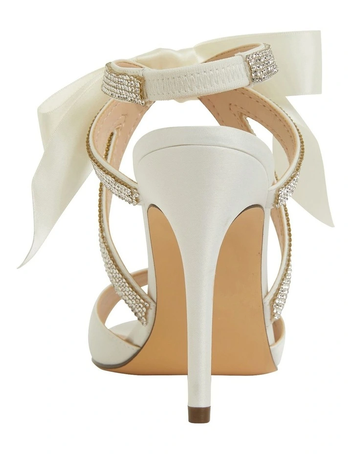 Best deal β NINA Claudia Ivory Satin Sandals π - Image 5
