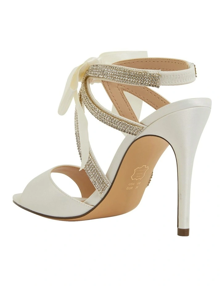 Best deal β NINA Claudia Ivory Satin Sandals π - Image 7
