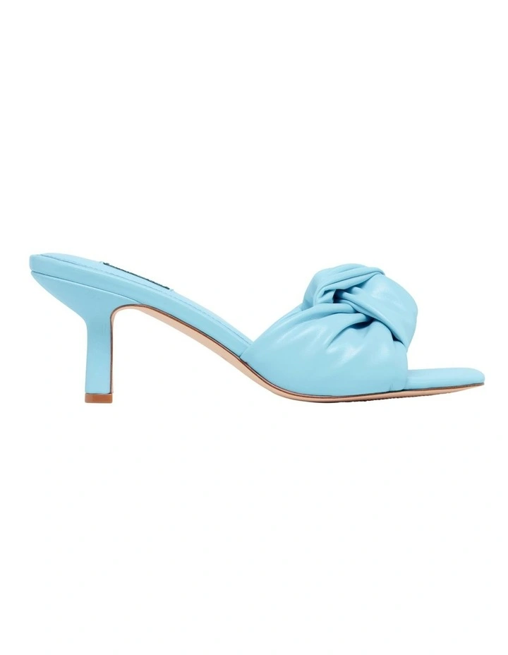 Budget π Nine West Knot Heeled Sandal In Light Blue π§¨