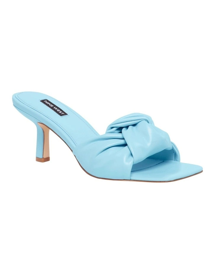 Budget π Nine West Knot Heeled Sandal In Light Blue 𧨠- Image 2