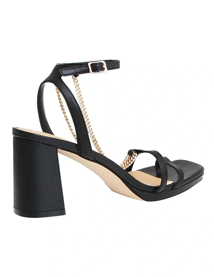 Flash Sale π Belle & Bloom Stars Aligned Black Chain Heel π - Image 2