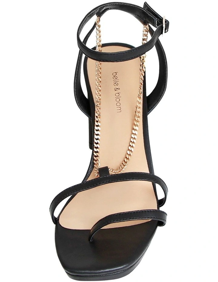 Flash Sale π Belle & Bloom Stars Aligned Black Chain Heel π - Image 4