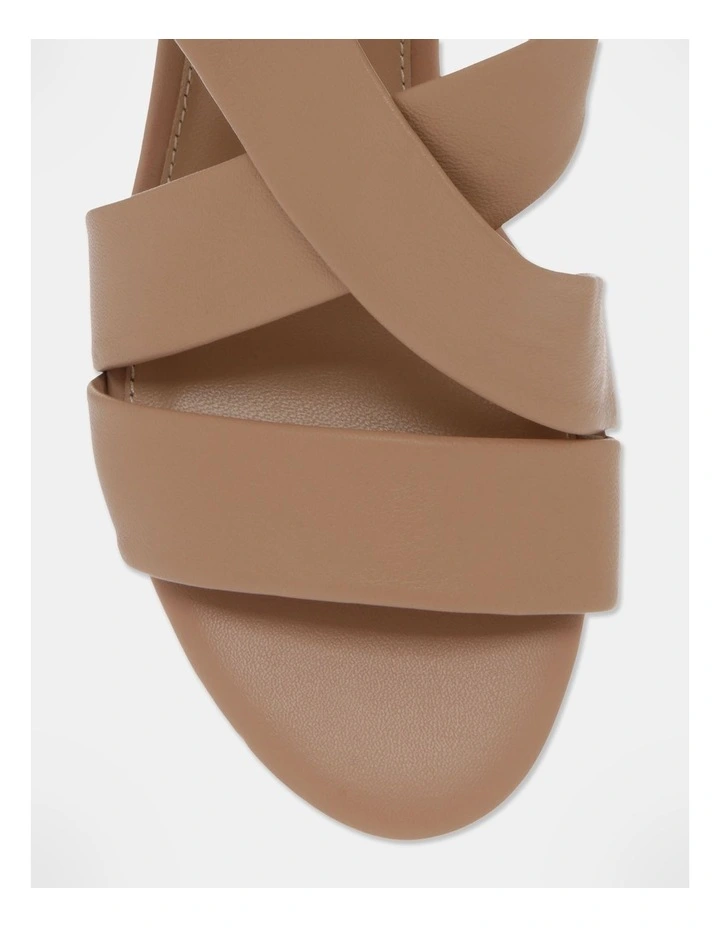 Cheapest β€οΈ Trent Nathan Uma Beige Leather Heeled β Sandal π - Image 2