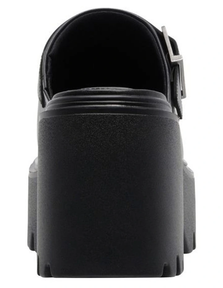 Budget π Windsor Smith Luck Chunky Platform Heels In Black Leather 𧨠- Image 4