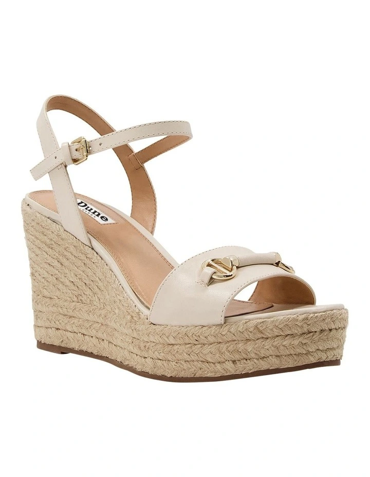 Flash Sale π Dune London Kai Wedge π Sandals In Cream β - Image 2