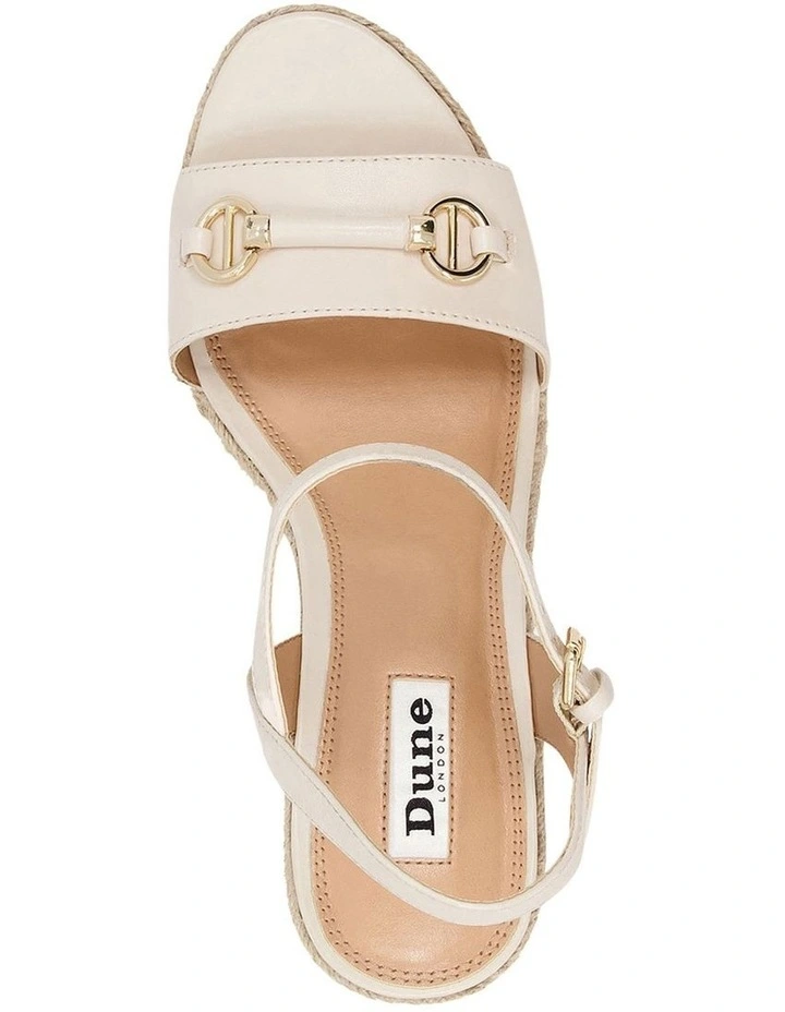 Flash Sale π Dune London Kai Wedge π Sandals In Cream β - Image 3