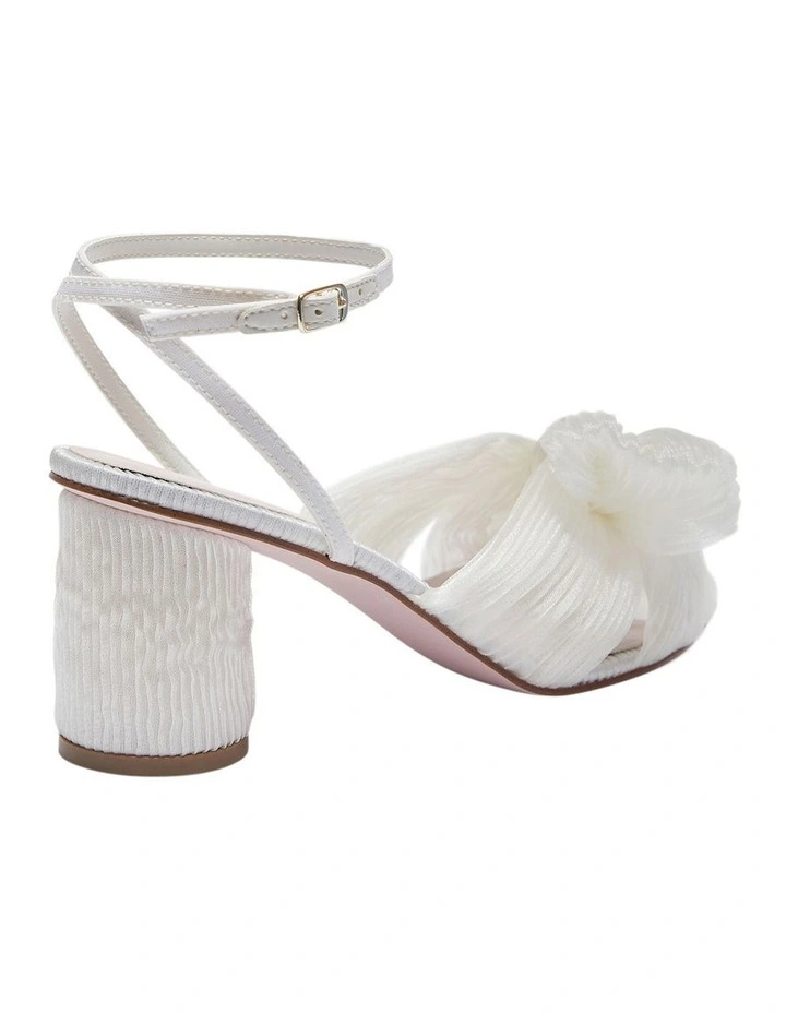 Discount ⭐ Pink Inc Secret Ivory Fabric ✔️ Sandals ✔️ - Image 4