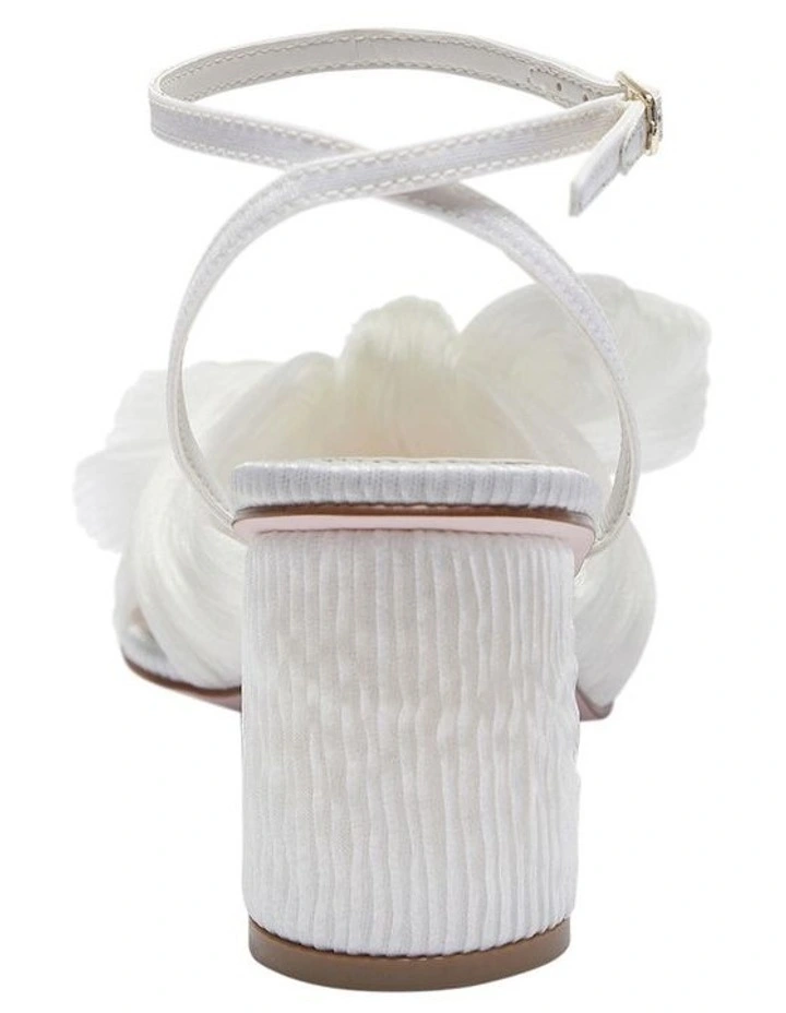 Discount ⭐ Pink Inc Secret Ivory Fabric ✔️ Sandals ✔️ - Image 5