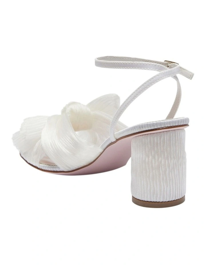Discount ⭐ Pink Inc Secret Ivory Fabric ✔️ Sandals ✔️ - Image 6