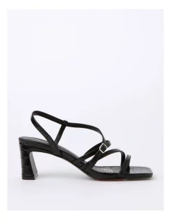 Cheapest 👏 Tokito Louis Black Croc Sandal In Black ⭐
