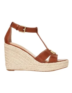 Cheap ⌛ Lauren Ralph Lauren Hale Deep Saddle Tan Sandal 🎁