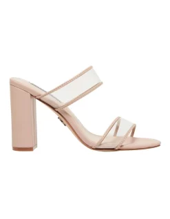 Hot Sale ⭐ Windsor Smith Icy Blush Leather Heeled ✨ Sandal ✔️