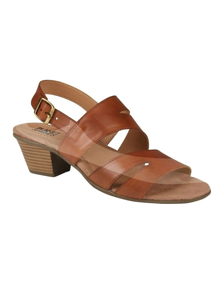 New π₯° Planet Shoes Cathryn 2 Leather Sandal In Tan 𧨠- Image 2