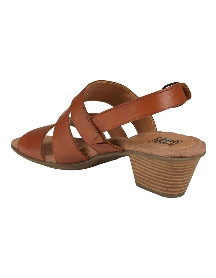 New π₯° Planet Shoes Cathryn 2 Leather Sandal In Tan 𧨠- Image 6