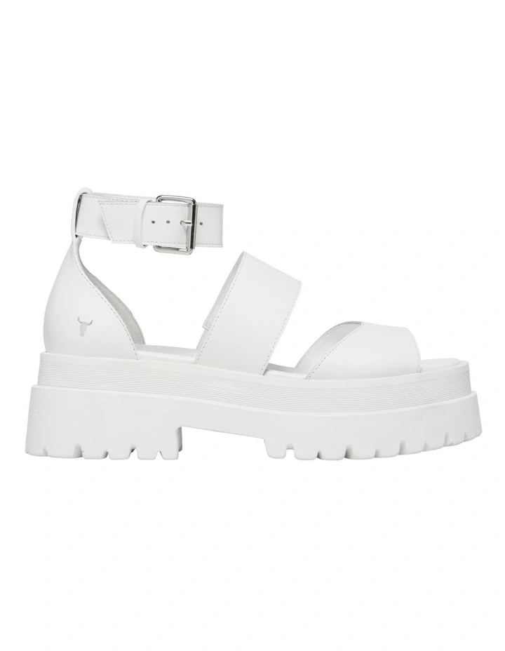 Best reviews of π Windsor Smith Thrilled White Leather Ankle Strap Platform β Sandal βοΈ