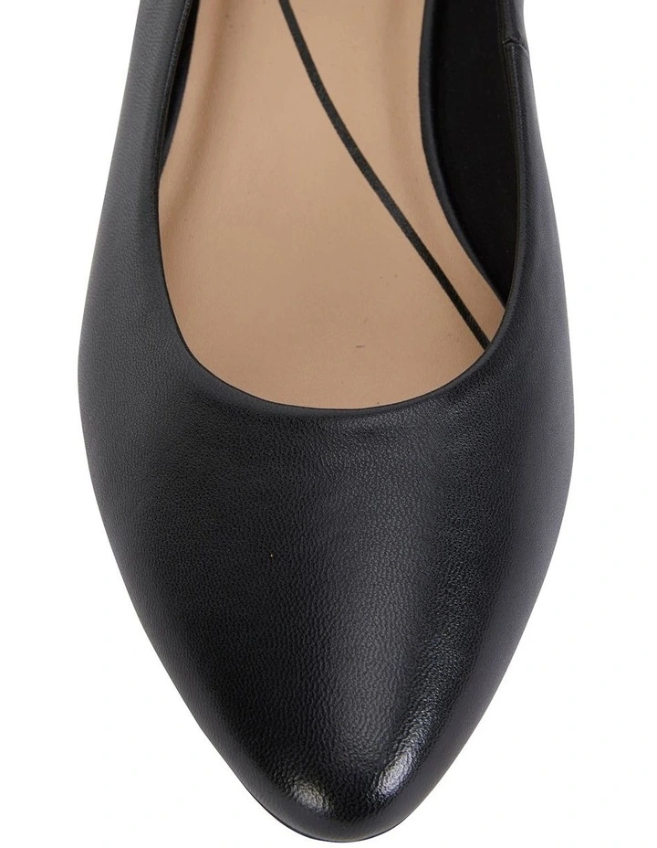 Best Sale 🛒 Easy Steps Janine Black Glove Heeled Shoes ✔️ - Image 7