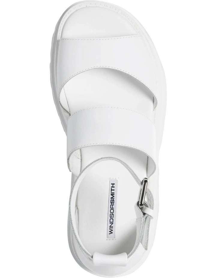 Best reviews of π Windsor Smith Thrilled White Leather Ankle Strap Platform β Sandal βοΈ - Image 3