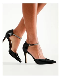 Outlet โค๏ธ Collection Alya Black Heeled ๐งจ Shoes ๐